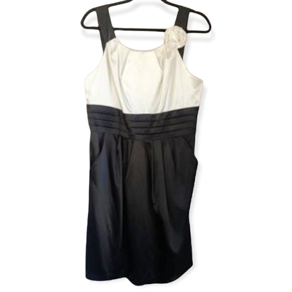 NW Collections Satin Cocktail Dress